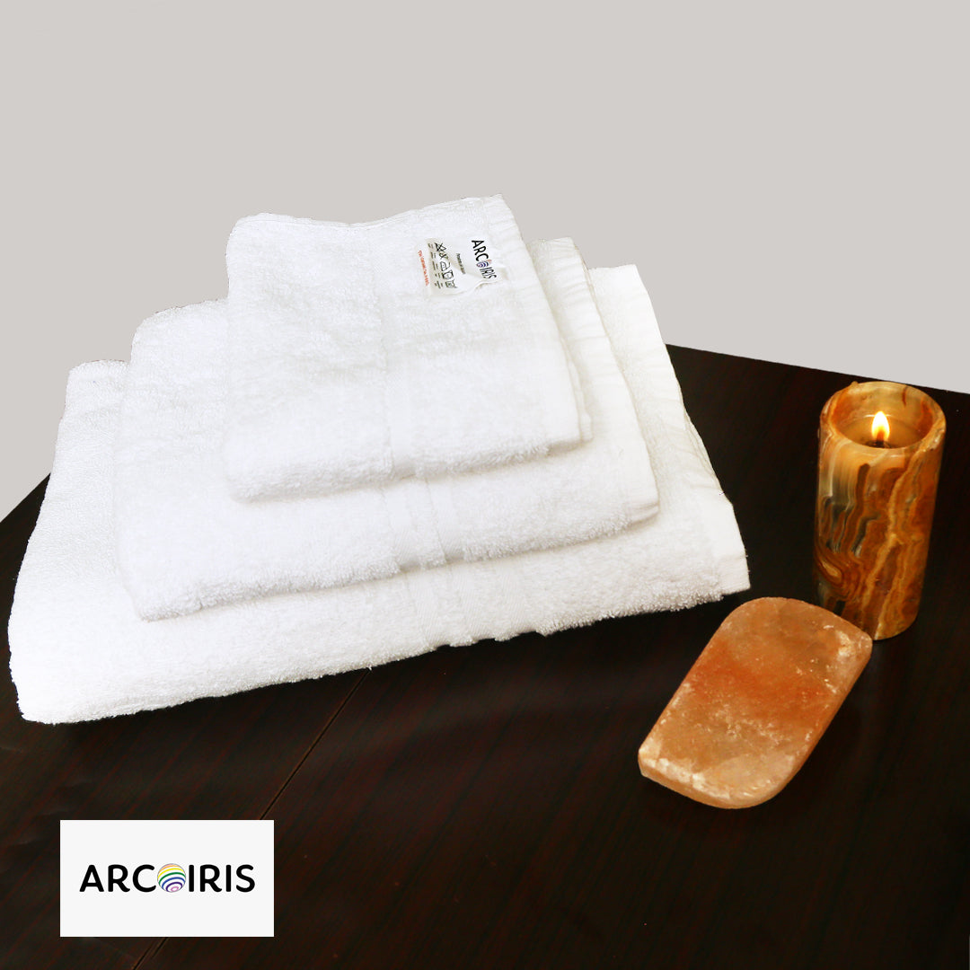 Set Asciugamani - Ospite+Viso+Telo in Spugna