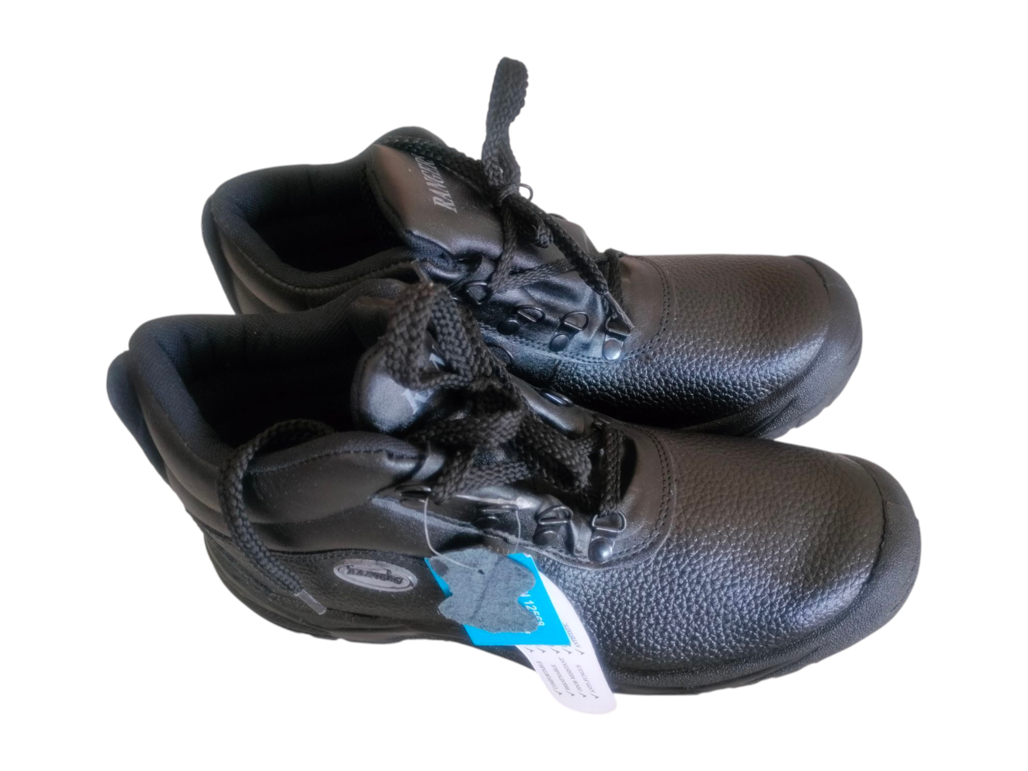 Scarpe di Sicurezza in Pelle - Pelle Bovina Pieno Fiore - Puntale in Acciaio