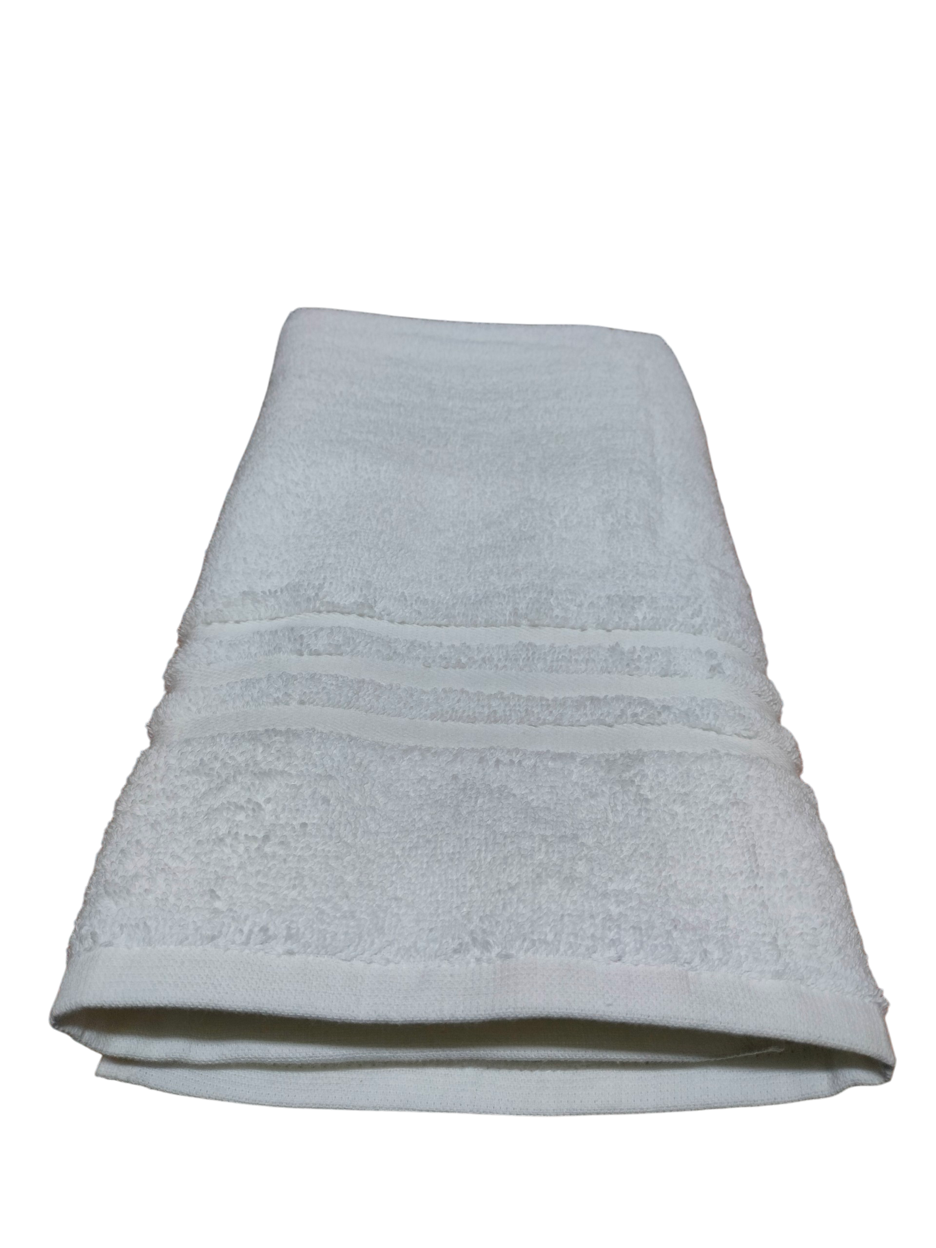Asciugamano in Spugna - 450 gr/mq - Bianco - 100% Cotone Ring