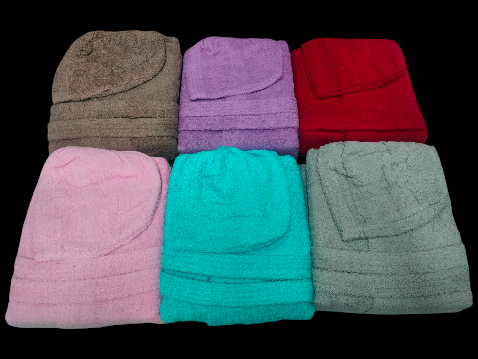 Accappatoio con Cappuccio Unisex - 400 gr/mq, 100% cotone