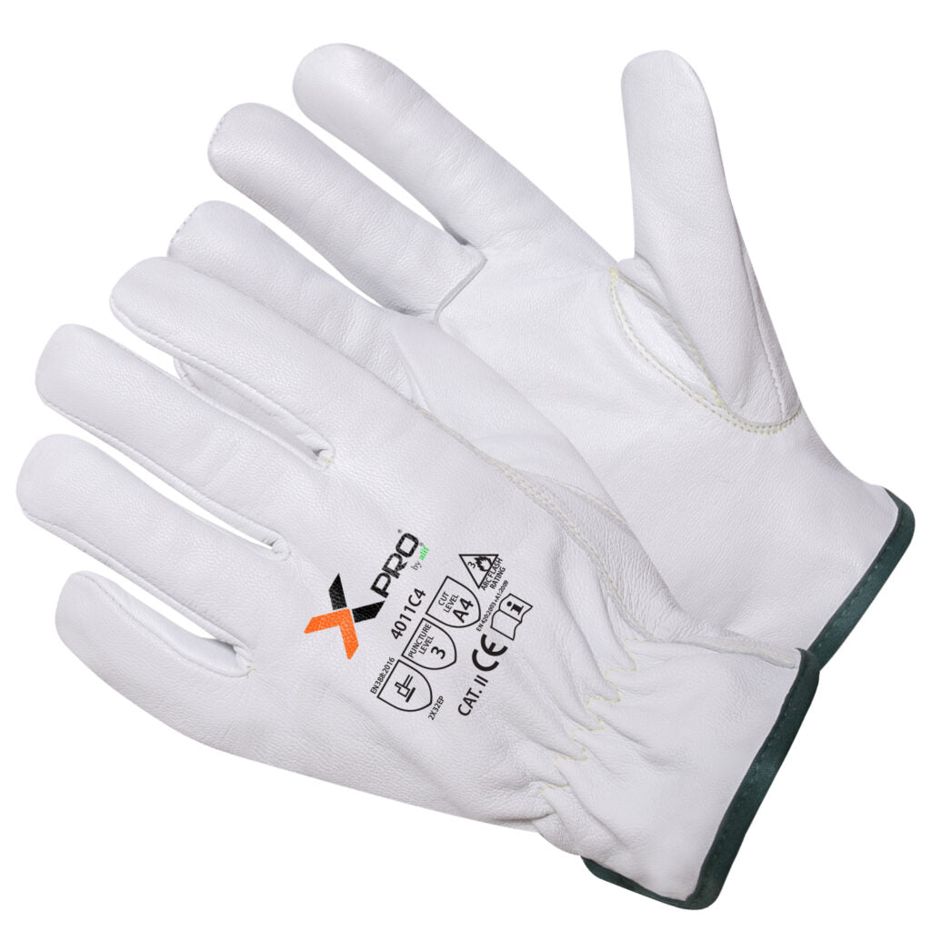 Guanti Pelle Fiore AntiTaglio 4011C4- XPRO® Alif