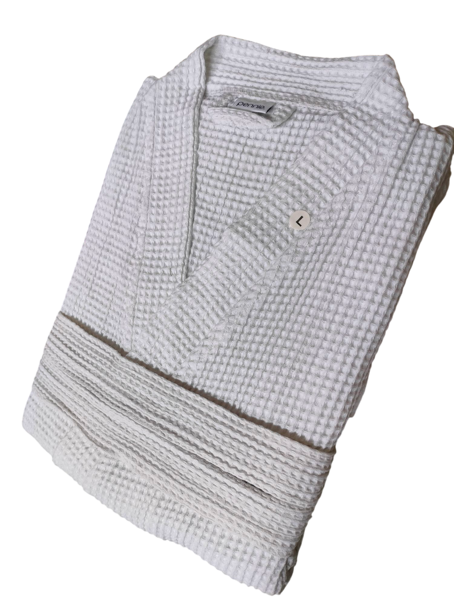 Accappatoio sciallato nido d’ape - 100% Cotone