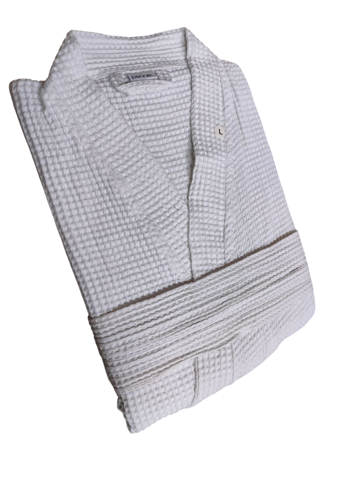 Accappatoio sciallato nido d’ape - 100% Cotone