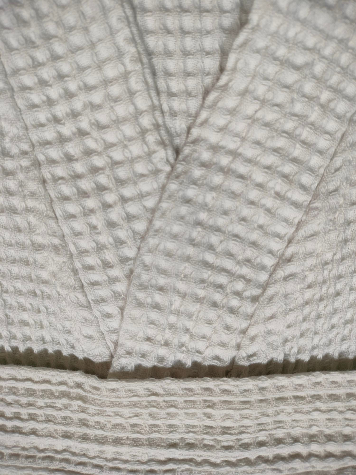 Accappatoio sciallato nido d’ape - 100% Cotone