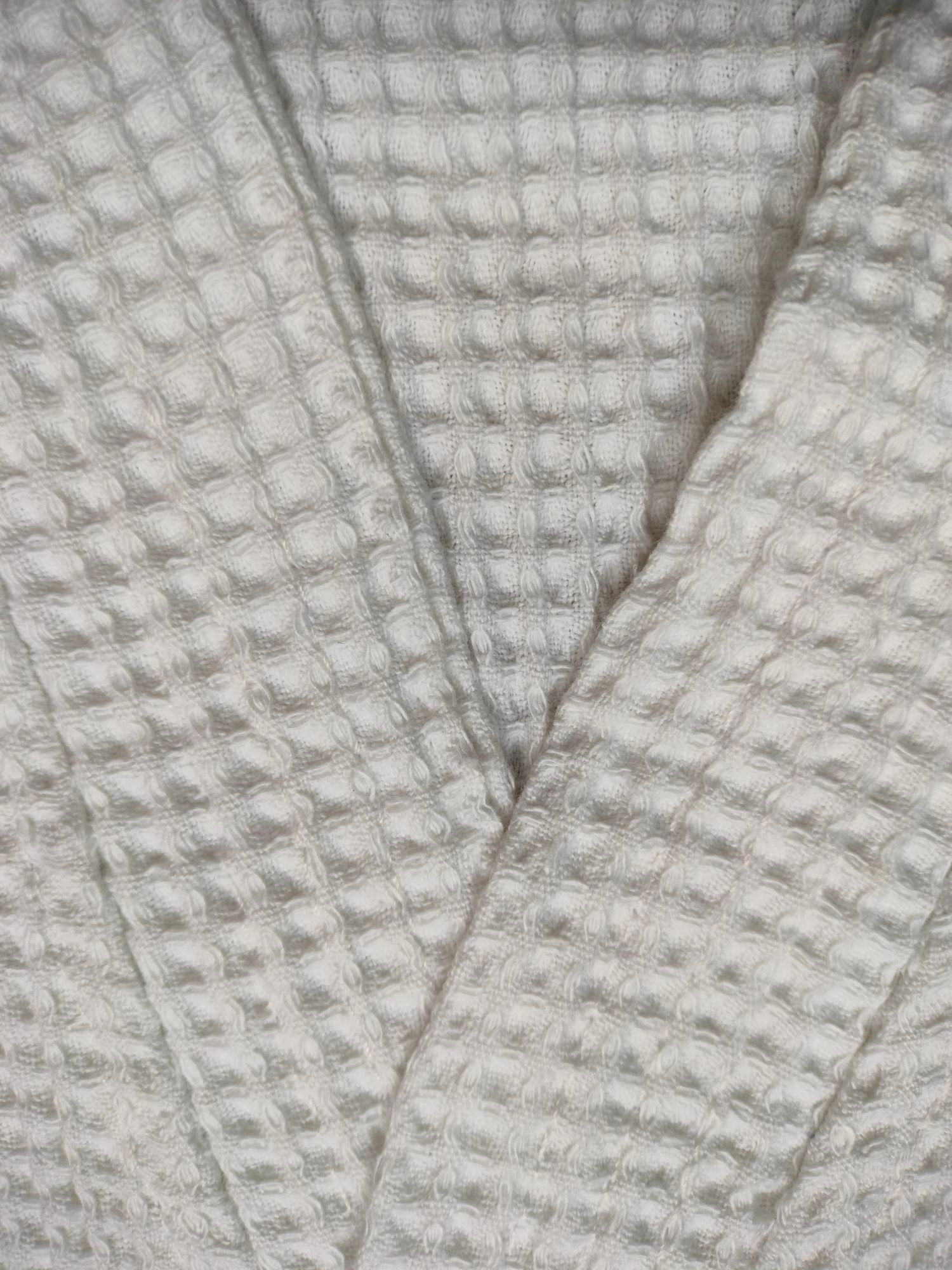 Accappatoio sciallato nido d’ape - 100% Cotone