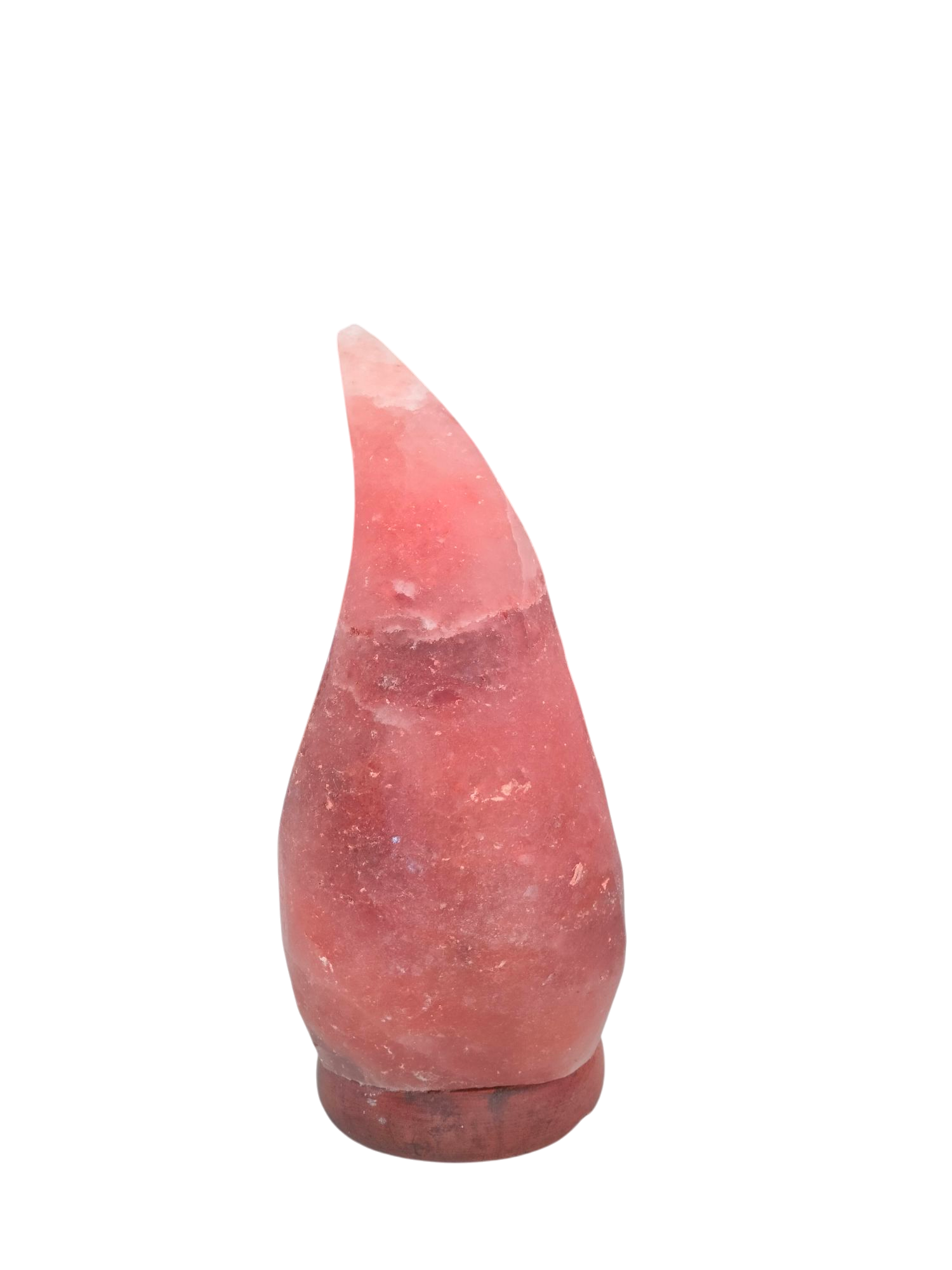 Lampada a forma di Corno Rosso - Lampada di Sale Himalayano 2-3 kg di Sale Naturale