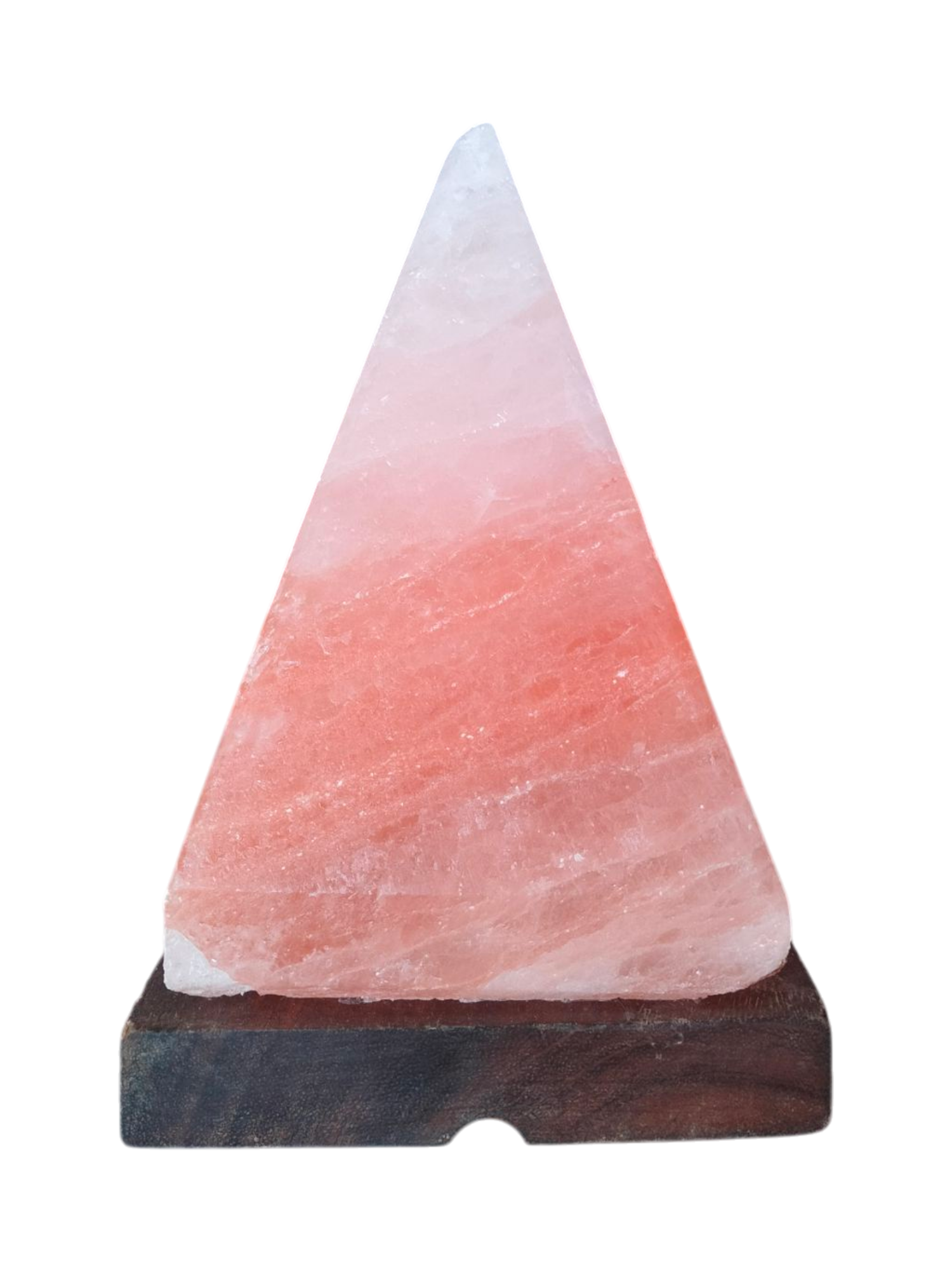 Lampada a forma di Piramide - Lampada di sale Himalayano 2-3 kg di Sale Naturale