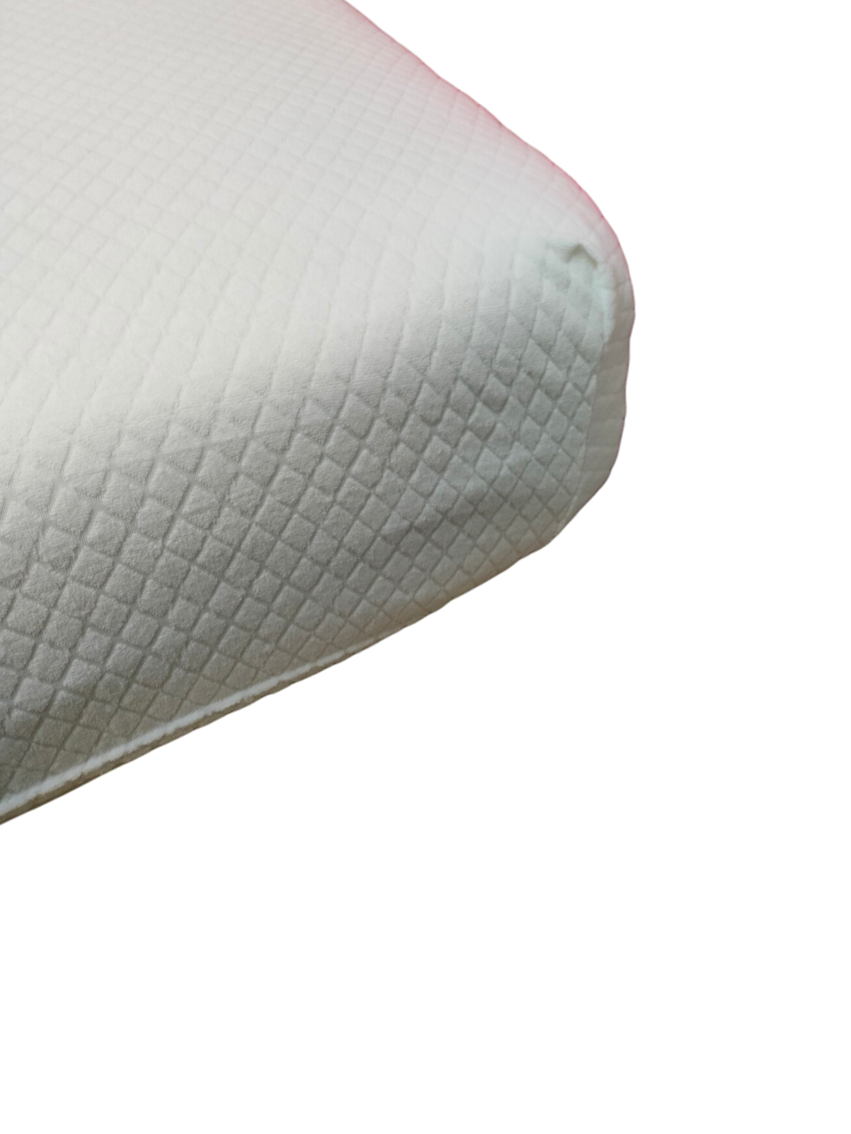 Coprimaterasso in Spugna Jacquard Elasticizzata - Bianco
