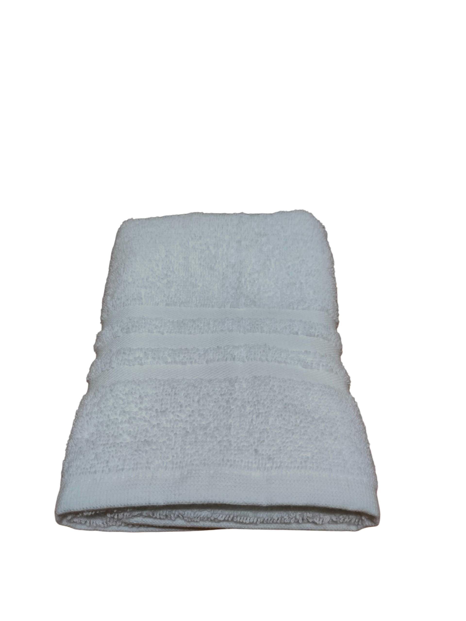 Asciugamano in Spugna - 450 gr/mq - Bianco - 100% Cotone Ring