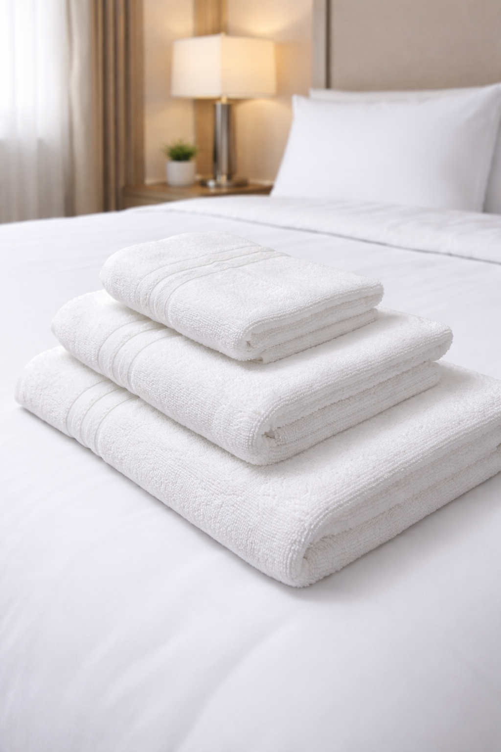 Asciugamano in Spugna - 450 gr/mq - Bianco - 100% Cotone Ring